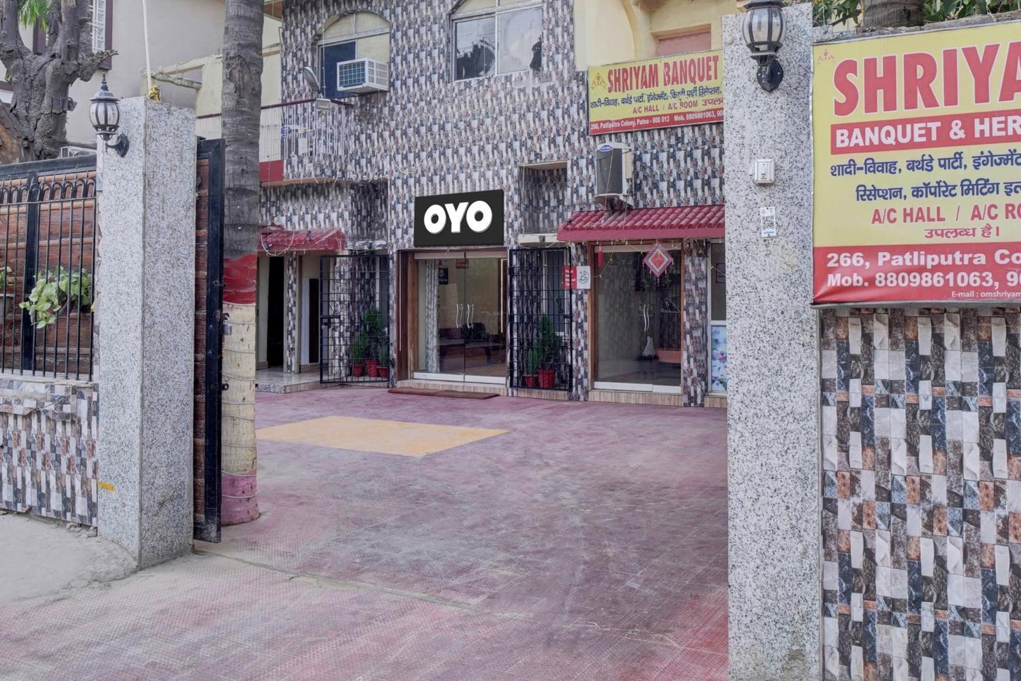 Super Hotel O Om Shriyam Banquet And Heritage Patna  Exteriör bild